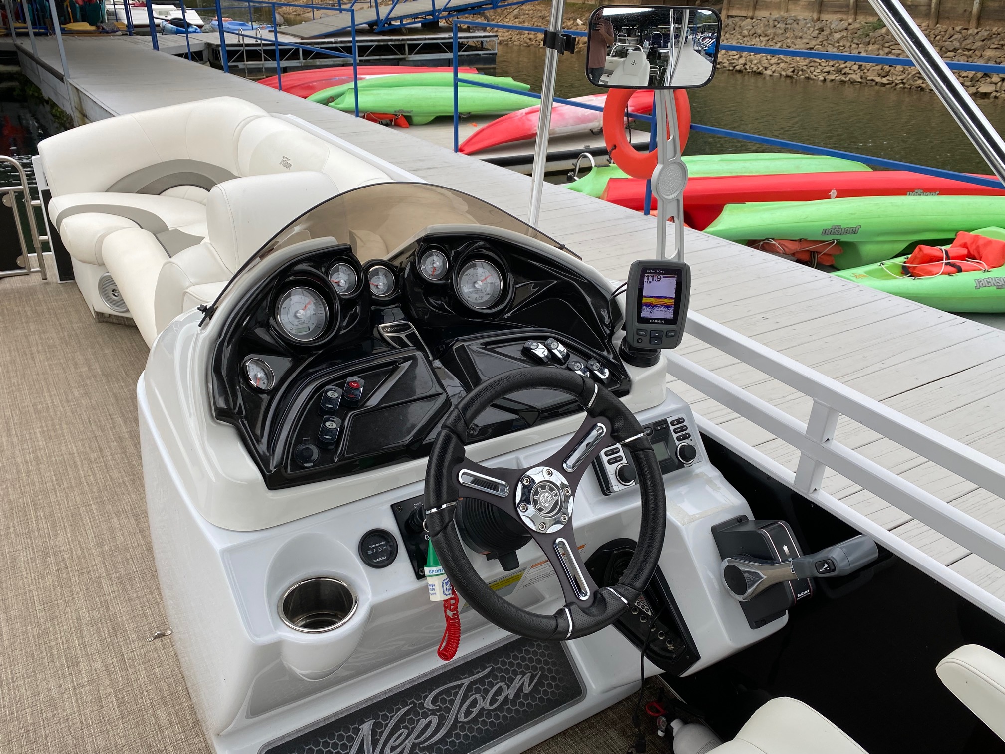 2016 JC TriToon NepToon Sport 21TT Suzuki 140 - Boundary Waters Marina