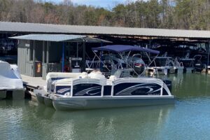 Jc tritoon pontoon boat for sale on lake chatuge in north ga
