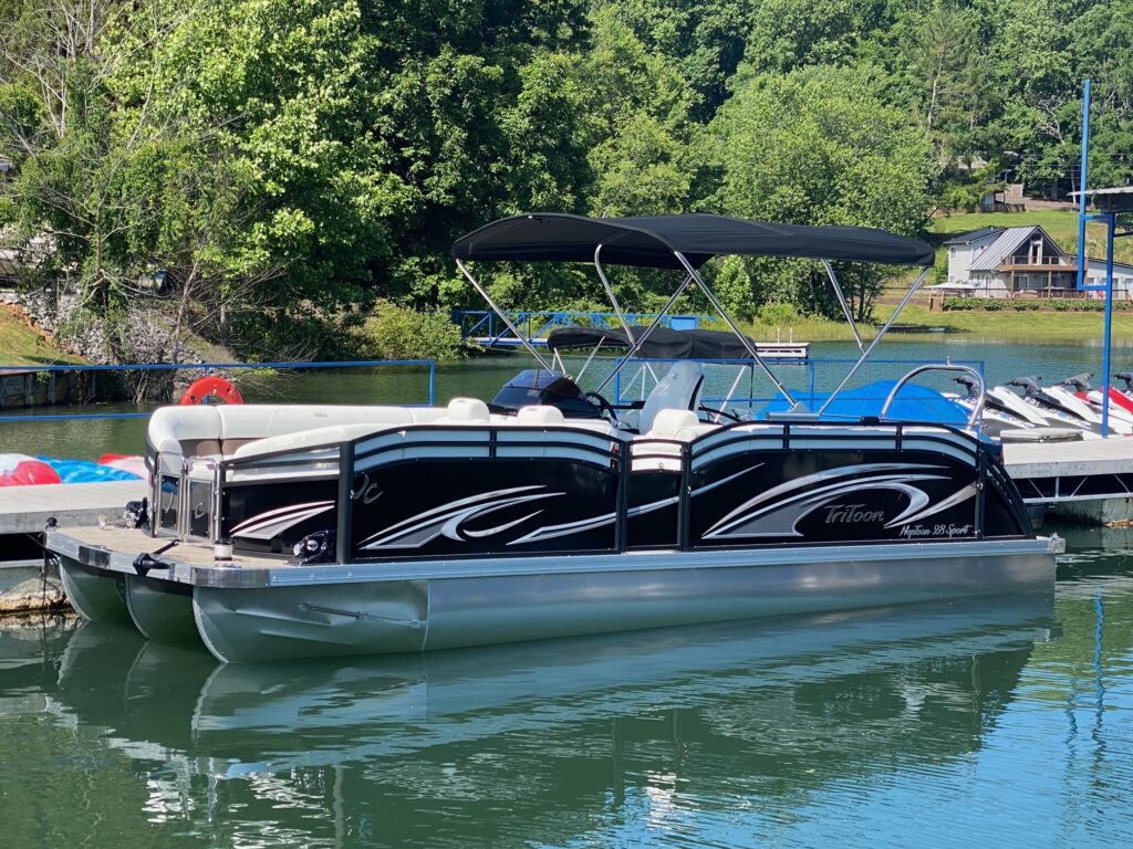 2023 JC TriToon NepToon Sport pontoon boat for sale in north ga lake chatuge hiawassee blairsville blue ridge atlanta