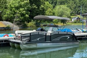 JC TriToon pontoon boat for sale on lake chatuge hiawassee ga boat dealers rentals